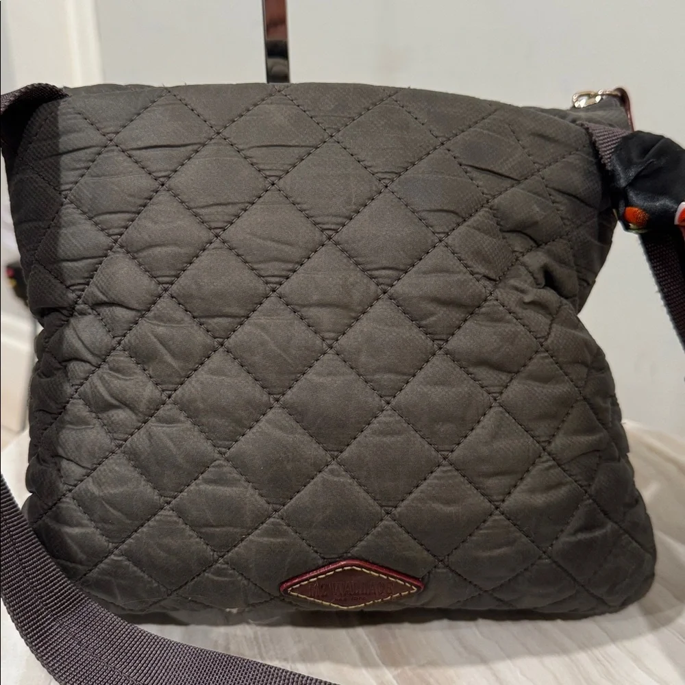 MZ Wallace Bag Metro Gray Quilted Crossbody - Picture 7 of 17